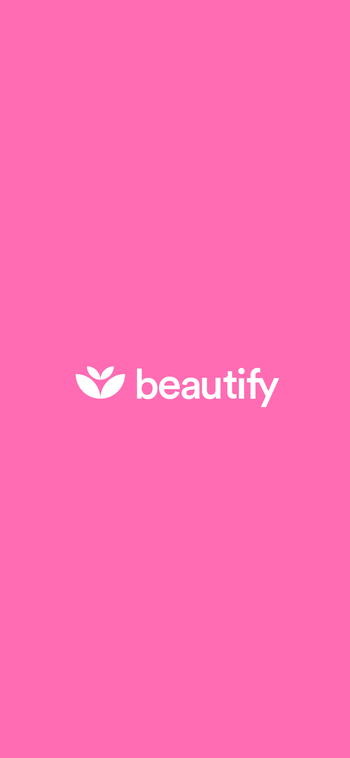 Get Beautify splash screen